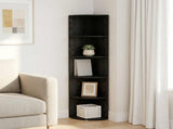 Corner Shelf 4-Tier 41.5 x 41.5 x 143 cm Engineered Wood 8016335