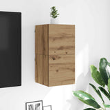Wall Mounted TV Cabinet Artisan Oak 30.5 x 30 x 30 cm 8003721