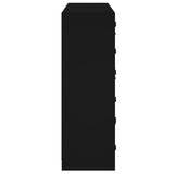 Bookcase Black Engineered wood, glass Large Bookcase 3206511