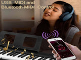 GPP-106 88 Key Folding Piano Semi-Weighted Standard Keyboards Digital Piano with MIDI Bluetooth, 41603756