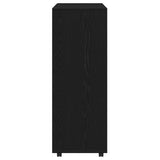 Wardrobe Black Oak 80x40x110 cm Engineered Wood 862068