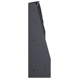 Retaining Wall 6 pcs 100 x 12 x 30 cm Steel Anthracite 3449116