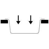 Kitchen Sink with Overflow Hole Beige Granite 147063