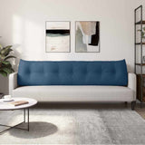 Back Pillow Blue 200 x 24 x 50 cm Fabric 42014594