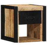Bedside Cabinet 40x35x40 cm Solid Rough Wood Mango 4015949