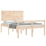 Senior Bed without Mattress Small Double Solid Wood 3195451