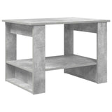 Coffee Table Concrete Grey 72 x 50 x 50 cm Engineered Wood 8000191