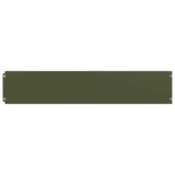 Lawn Edgings 10 pcs Olive Green 20x103 cm Cold-rolled Steel 860157