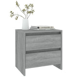 Bedside Cabinets 2 pcs Grey Sonoma 45x34.5x44.5 cm Engineered Wood 813041