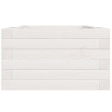 Garden Planter White 40x40x23 cm Solid Wood Pine 847179