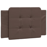 Bed Frame without Mattress "Zadar" Brown 90x190 cm Single Faux Leather 3208151