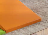4-piece Soft Play Set, Climb and Crawl Foam, Toddler Stairs and Ramp, Orange T3398P348563