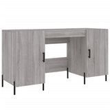 Desk Grey Sonoma 140x50x75 cm Engineered Wood 829562