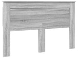 Bed Frame Grey Sonoma 120 x 200 cm Solid Pine Wood 3410117