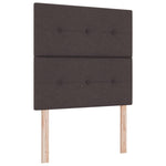 ZNTS Bed Frame Dark Brown 90x200 cm Fabric 3344700