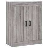Highboard Grey Sonoma 69.5x34x180 cm Engineered Wood 3200071