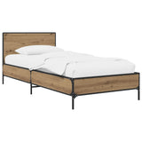 Bed Frame with Headboard Artisian Oak 80 x 200 cm 8009112