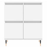 Sideboards 2 pcs White Engineered Wood 3190165