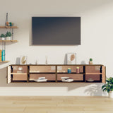 Wall Cabinets 2 pcs Honey Brown 80x30x30 cm Solid Wood Pine 818392