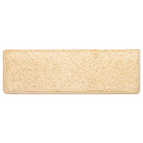Stair Mats 10 pcs 65x21x4 cm Cream Rectangular Edge 149823