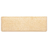 Stair Mats 10 pcs 65x21x4 cm Cream Rectangular Edge 149823