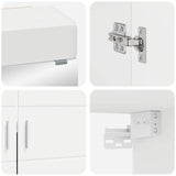 Bathroom Furniture Set TULUM 4 pcs White 60 x 34 x 63 cm 3398044