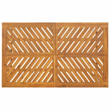 Garden Dining Set 4 pcs Brown 150 x 90 x 74 cm 3154108