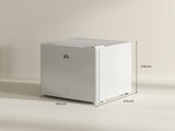 46 Litre Lockable Countertop Fridge - Cream White T3398P329509