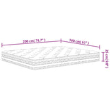 Pocket Spring Mattress Medium 160x200 cm 372922