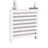 Radiator Cover White 79.5x19x84 cm Solid Wood Pine 822592