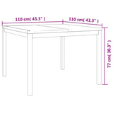 3 Piece Garden Dining Set Solid Wood Teak 3157925