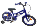 Kids Bike 12 Inches for 2-4 Years Old Dark Blue 42009369