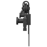 Sliding Door Hardware Kit 152.5 cm Steel Black 4009710