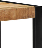 Wall Shelf 35x35x100 cm Solid Rough Wood Mango 4015935