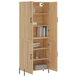 Highboard Sonoma Oak 69.5x34x180 cm Engineered Wood 3195798