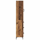 Highboard Old Wood 34.5 x 34 x 180 cm Engineered Wood 3415607
