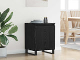 Sideboard Black Oak 40 x 35 x 70 cm Engineered Wood 881689