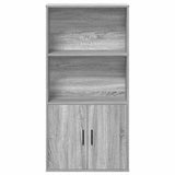 Bookcase Grey Sonoma 60x24x120 cm Engineered Wood 860423