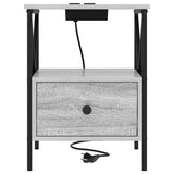 Bedside Cabinet 2 pcs Grey Sonoma 41.5 x 40.5 x 55 cm 859557