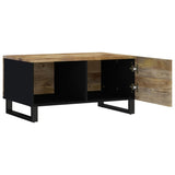 Coffee Table 80x50x40 cm Solid Wood Mango&Engineered Wood 350632