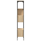 Bookcase 5-Tier Sonoma Oak 76x33x188.5 cm Engineered Wood 839004