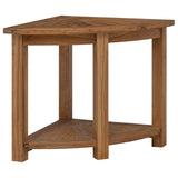 Bathroom Side Table Natural 45 x 45 x 46 cm Solid Teak Wood 42024270