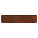Raised Garden Bed Weathering Steel 220 x 40x 40 cm Steel 8011725