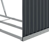 Log Holder Anthracite 120x45x140 cm Galvanised Steel 364561