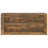 Shoe Rack Smoked Oak 100x35x45 cm Engineered Wood 816909