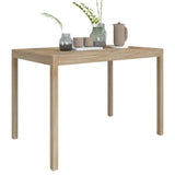 Dining Table 110x70x75 cm Solid Wood Acacia 345081
