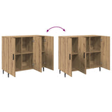 Sideboard Artisan Oak 90 x 34 x 80 cm Engineered Wood 879587