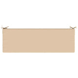 2-Piece Bench Cushions SOEST 2 pcs 100% Polyester Cream 950263