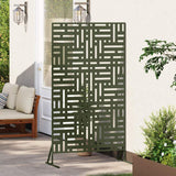 Privacy Screen Olive 100 x 50 x 180 cm Steel 868552