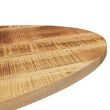 Table Top 110x40x2.5 cm Oval Solid Wood Mango 370821